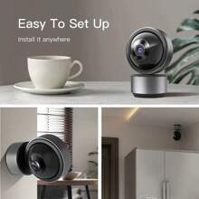Tuya Security Camera HD 1080P Indoor Monitor With Night Video - Wireless Home Security Camera For Family/Pets - Mobile App Operation Compatible With APP - Including 64GB Memory Card