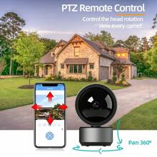 Tuya Security Camera HD 1080P Indoor Monitor With Night Video - Wireless Home Security Camera For Family/Pets - Mobile App Operation Compatible With APP - Including 64GB Memory Card