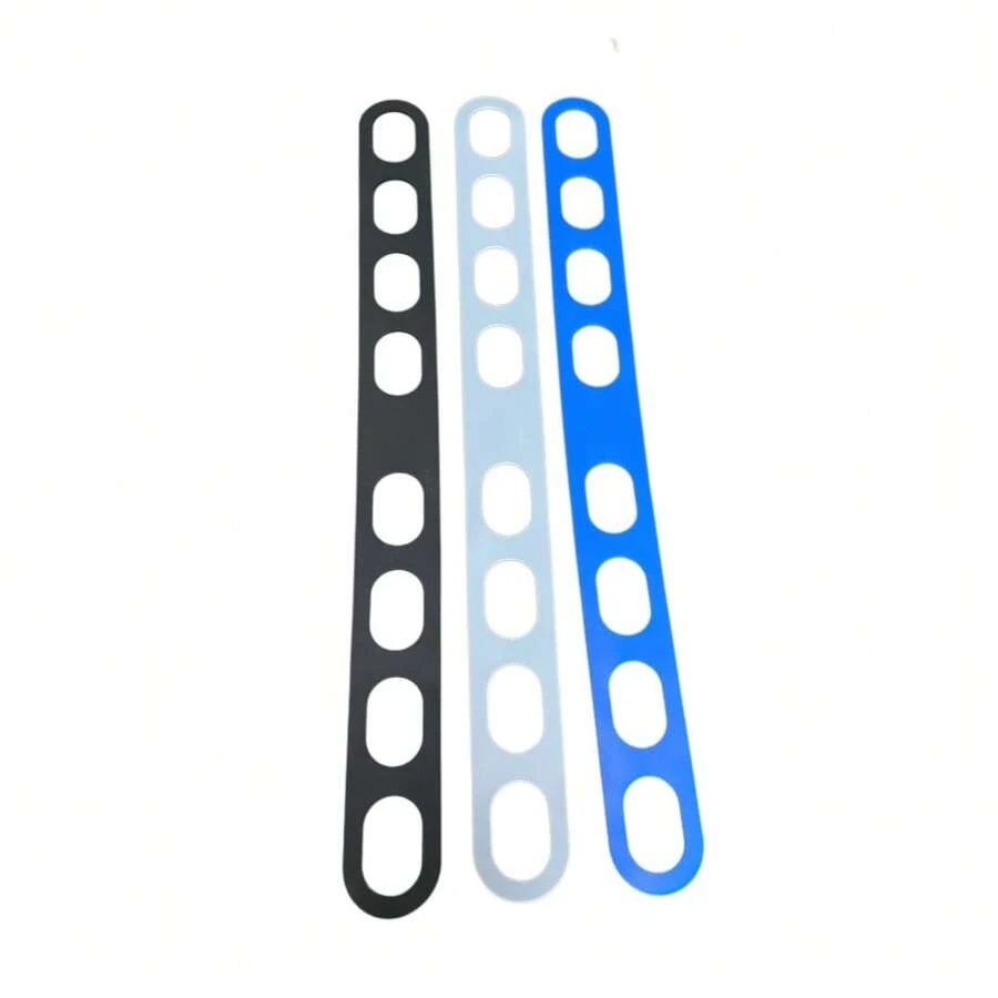 1 dây đai silicon, dây đai nắp silicon cho nồi và chảo, dây đai đóng gói nắp bếp chống trượt, dây đai đàn hồi cho hộp, vật tư đóng gói công nghiệp và khoa học - Nhiều màu - Xem 1