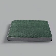 1 件柔软蓬松可拆卸宠物垫，海绵填充宠物床垫，适合中小型猫/狗，有灰色、棕色、米色、绿色可供选择 - 綠色 - 查看 12