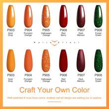 Lavender Violets 14g x 6 Neon-Farben Dip-Pulver Weihnachtsgeschenk Orange Rot Grün Dipping Powder French Nail Nagelkunst Maniküre DIY Salon Halloween J222