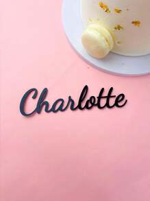 Personalized Name Cake Topper, Acrylic Custom Wedding Birthday Cake Decoration, Reusable Christening Party Cake Decor,Kitchen Essentials ,Home-Cooking, Class Of 2026 - Multicolor - View 15