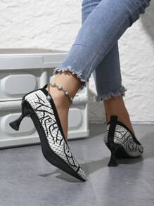 软底人造皮牛津鞋新款舒适中老年休闲鞋适合所有季节 - 黑與白 - 查看 7