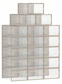 SONGMICS Shoe Boxes - Beige - View 2
