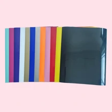 PU Flex Heat Transfer Vinyl Bundle - 2 PCS Of Black Colors HTV Vinyl For DIY Craft Projects, Iron-On Transfer Material For T-Shirts, Bags & More - Durable, Easy To Use Vinyl Sheets