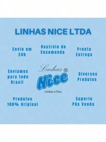 NICE LINES Kit 2 Overlock Thread 100g EACH - For Overlock Machine - White, Black And Colored. - Rosa Pálido - Ver 2