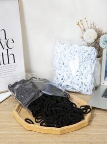 30/60/90/120pcs Basic Nylon Ealstic Hair Ties For Women Children Ponytail Hold Scrunchie Rubber Band Women Basic Hair Accessories ﻿ Ponytail Holders Hair Elastics Hair Rubber Bands Scrunchies Hair Rope Elastic Hair Tie