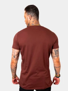 Long The Sword Brand T-Shirt - 鏽棕色 - 查看 2