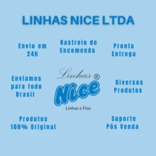 NICE LINES Kit 2 Overlock Thread 100g EACH - For Overlock Machine - White, Black And Colored. - 曼塔 - 查看 2