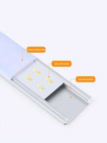 50CM Wireless LED Light Smart Sensor Wardrobe Bedroom Convenience USB Charging - trắng - Xem 10