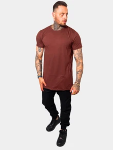 Long The Sword Brand T-Shirt - 鏽棕色 - 查看 5