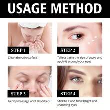 4 Pcs EELHOE Eye Firming Lifting Cream Reduces Fine Lines, Wrinkles, Firms, Moisturizes Skin, Anti-Wrinkle Eye Cream - 4 pcs - View 6