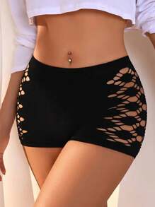 4PCS Women's High-Waisted Hollow Panties, Comfortable And Stylish