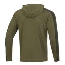 Under Armour Meridian FZ Boyfriend Stil Herren Sport Training Kapuzenjacke, bequeme lässige winddichte Jacke, 1379674-390