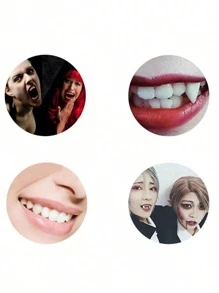 10/50/100g Solid Dental Adhesive, Tooth Shape Changing Prop, Beautifying Teeth, Halloween Vampire Dentures, Tiger Braces Back To School Valentine Day