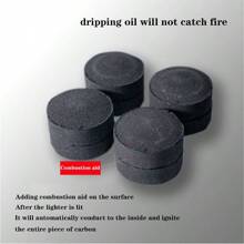 100pcs Fast Burning Fruit Charcoal For Incense Burning, Arabic Spices, Charcoal, Smokeless Charcoal, Suitable For Home Burning, Barbecue, Indoor Fire, Outdoor Camping And Tea Making
