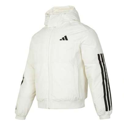 Adidas Men's Outdoor Warm Down Jacket, Outdoor Sportswear, Casual Fashion Hooded Down Jacket / Suggest Ordering One Size Smaller JG3852