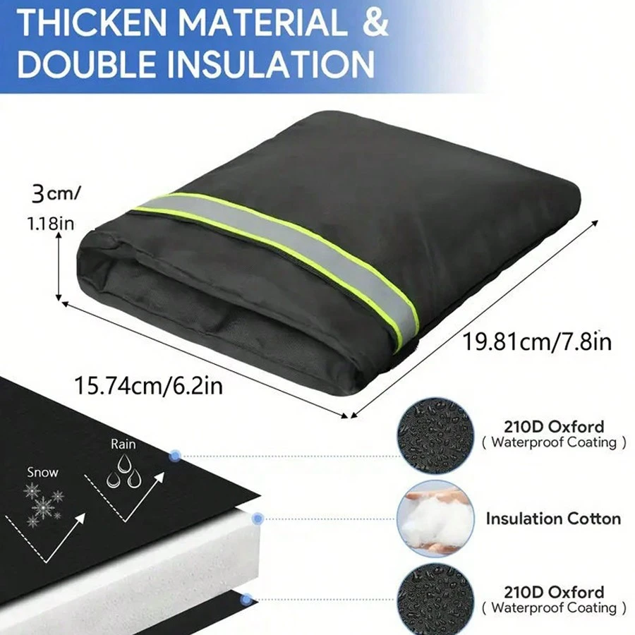 Faucet Anti Freeze Covers With Reflective Fluorescent Design Winter