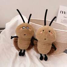 1 pieza Juguete de peluche de cucaracha divertida: perfecto como regalo para amantes de gatos/perros y mamá de perros/gatos, amantes de mascotas y mamá de perros, amantes de gatos y mamá de gatos, feo y lindo regalo para amantes de gatos/perros y mamá de perros/gatos, juguetes de mascotas, adornos