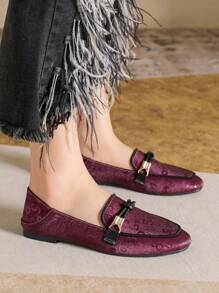 Mengshangli Mocasines planos sin cordones para mujeres, zapatos náuticos casuales