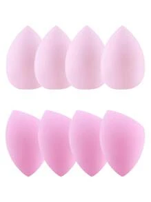 8pcs Makeup Sponges, Gourd-Shaped Slanted Water Drop Puff, Super Soft Cushion Powder Puff - Multicolor - View 13