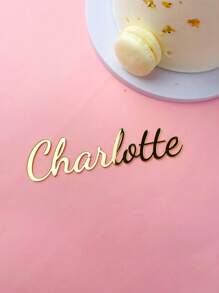 Personalized Name Cake Topper, Acrylic Custom Wedding Birthday Cake Decoration, Reusable Christening Party Cake Decor,Kitchen Essentials ,Home-Cooking, Class Of 2026 - Multicolor - View 17