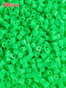 Conjunto De Regalo De Manualidades Para Hacer Joyas Con Cuentas Hama Estampadas En Caliente De 24 Colore 5mm, Fabricación De Rompecabezas En 3d Y Regalo De Arte De Píxel