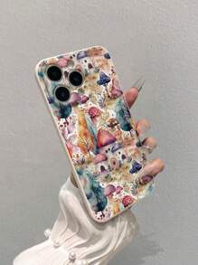 蘑菇设计柔软保护手机壳，兼容 iPhone 16/16 Pro/16 Pro Max/16 Plus、iPhone 15 XR/7/8、iPhone 15 Pro Max、iPhone 13 Pro Max/14 Pro Max、iPhone 13/14/11/12 Pro Max，适用于 A13 4G、A22、A21S、A51 4G、A52、S22 ULTRA、A33 5G、Redmi 10、Redmi Note 11 4G、Redmi 11 Lite、A53、A14、A23、S23 ULTRA、S24、A14、A15、S23、A73、Redmi 手机壳 - 彩色 - 查看 5