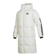 Adidas Men's Cotton Down Jacket, Outdoor Long Hooded Sportswear, Outdoor Thick Warm Down Jacket JG3838