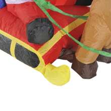 Santa Claus Sleigh Reindeer Inflatable Christmas Christmas Ornament Decoration Store Commerce Event Party End Of Year Celebration Merry Christmas - Green - View 8