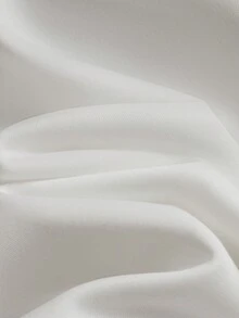 女式豹纹口号图案圆领运动衫、长袖上衣 - 白色 - 查看 3