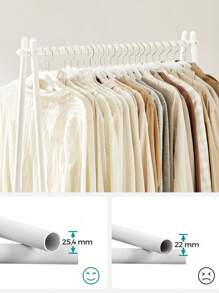 SONGMICS Coat Rack - Beyaz - Görünüm 4