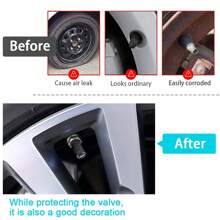 4pcs Aluminum Alloy Durable Car Tire Valve Caps Cover Automotive For BMW 1 3 5 7 2 4 6 X Series X1 X3 X5 X6 X4 Car Decoration