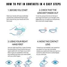 FUNSACH 14.5mm Gray Natural Color Soft Disposable Contact Lenses, Suitable For Halloween Cosplay - Grey - View 7