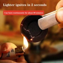 100pcs Fast Burning Fruit Charcoal For Incense Burning, Arabic Spices, Charcoal, Smokeless Charcoal, Suitable For Home Burning, Barbecue, Indoor Fire, Outdoor Camping And Tea Making