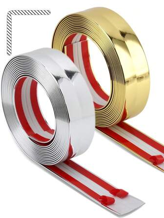 Self-Adhesive Table Edge Guard, 2-5M Length, Corner Protector And Sealant Strip, Suitable For Protecting And Decorating Table Edges, Door Frames, Walls, And Bathroom Mirrors
