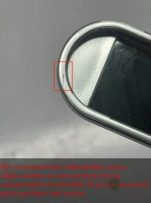 1 pièce Miroir de maquillage et de cheveux 2-en-1 pliable - Portable, de table, lettres noires fleuries A-Z, outil de beauté contemporain pour voyager. Peigne pliant avec miroir de maquillage, facile à transporter, parfait pour les voyages, les sorties, l'utilisation. Peigne à coussin d'air double usage, accessoire de massage du cuir chevelu, produit de voyage, fournitures scolaires, accessoires de vacances essentiels - Argent - Voir 9