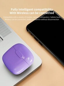 Mini Sport 轻量马卡龙降噪大功率无线耳机-紫色 - 紫色 - 查看 4