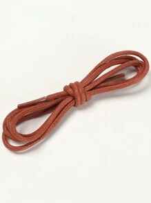 Waxed Round Shoelaces, Water-Resistant Fit For Business Dress Shoes, High-Top Boots - Multicolor - View 22