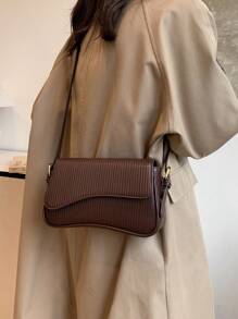 1 chiếc túi xách BEIKAMU thời trang mới mùa thu, thiết kế cổ điển độc đáo, chất liệu vải cao cấp, thanh lịch, sang trọng, đa năng - Cà phê nâu - Xem 6