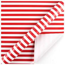 6pcs Assorted Red Plaid Christmas & New Year Gift Wrapping Paper