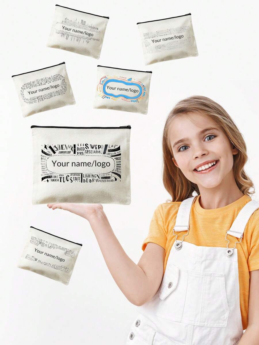 1 pieza Bolsa multifuncional para guardar útiles escolares y accesorios, adecuada para organizar artículos escolares, maquillaje y cosméticos. Ideas de regalo para niños y niñas en vuelta al colegio, invierno y Día de San Valentín. - Multicolor - Ver 1