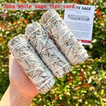 白鼠尾草熏香棒 - 正宗、天然香味，3.94 英寸 - 用于清洁和家居装饰 - 精神追求者、健康爱好者 - 净化您的空间、增强氛围 - 净化！地面！ - 白鼠尾草 - 查看 12