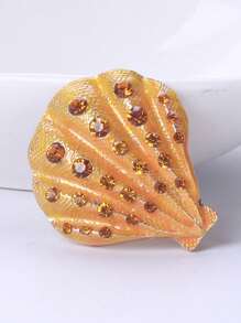 珐琅珍珠海洋贝壳胸针 女士海洋动物胸针 派对宴会珠宝礼物 - 貝殼 - 查看 20