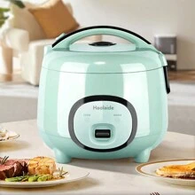Tumey 3L Rice Cooker With Steamer, Separate Rice And Soup Cooker, 6 Cooking Functions, Soup, Porridge, Rice, Etc, Suitable For Home Kitchens, Outdoor Camping And RVs - View 4