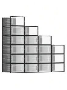 SONGMICS Shoe Boxes - Black - View 2