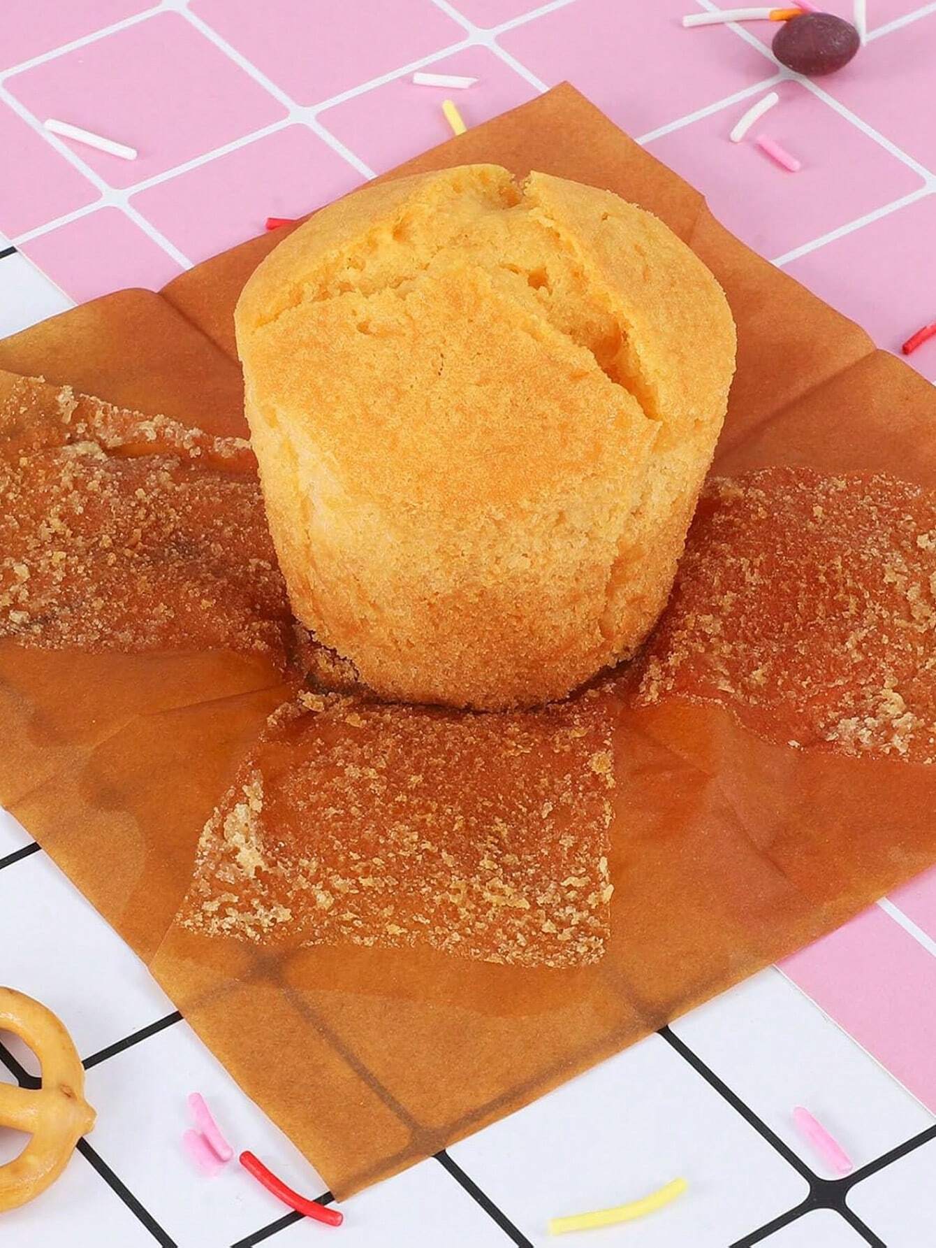 50 Caissettes à Muffins En Forme De Tulipe Jaune - Doublures En Papier Parchemin Pour Pâtisserie Et événements
