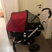 1pc Universal Baby Stroller Mosquito Net Full Coverage, Infant Carriage Pushchair Anti Mosquito Mesh Net Tent, Suitable For High View Prams - Multicolor - View 6