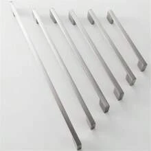 1 Stück einfacher schwarz gebürsteter Möbel Griff mit Plakaquevergoldung, Aluminium-Legierung Küchenfront, Schubladenknopf, Glastürschrank, Kleiderschranktür, Möbelgriff Beschlag