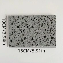 1pc Porous Stone Style Jewelry Display Prop, Decorative Beige Stone Mat For Photo Shooting, Jewelry Display, And Daily Use Gifts For Women